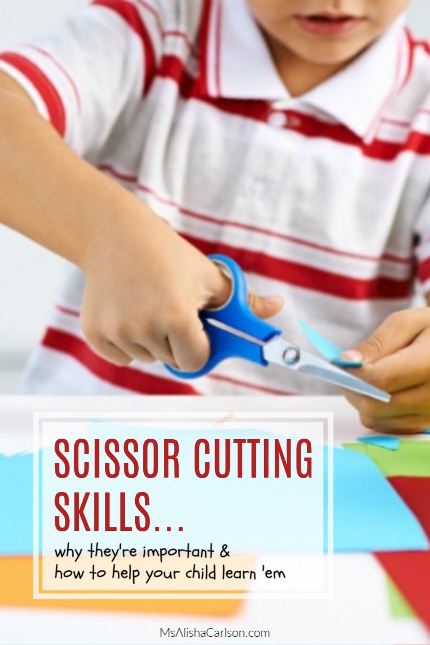 Developing scissor cutting skills