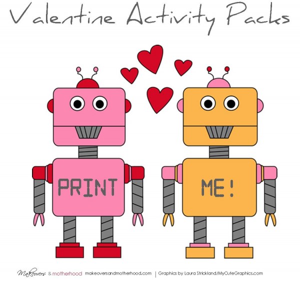 Valentine's Day Activity Pack; msalishacarlson.com/