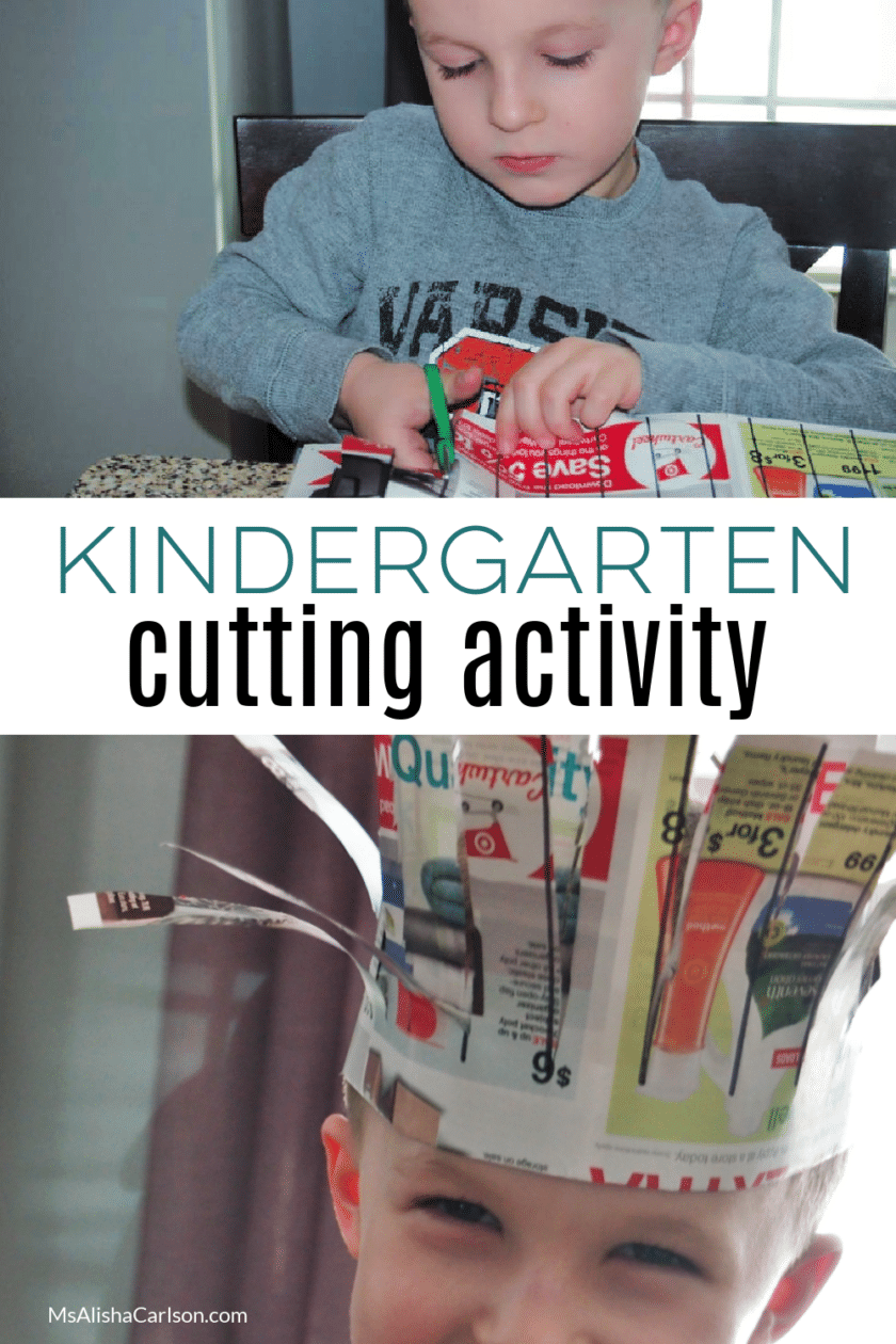 Kindergarten Cutting Activity