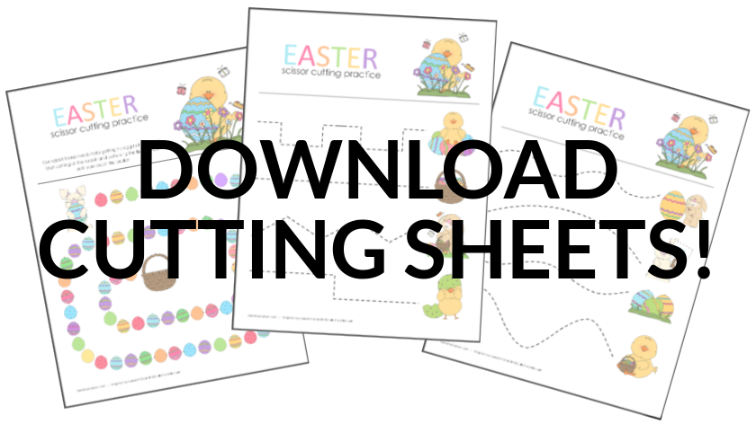 Download link for the Easter Scissor Cutting Sheets.