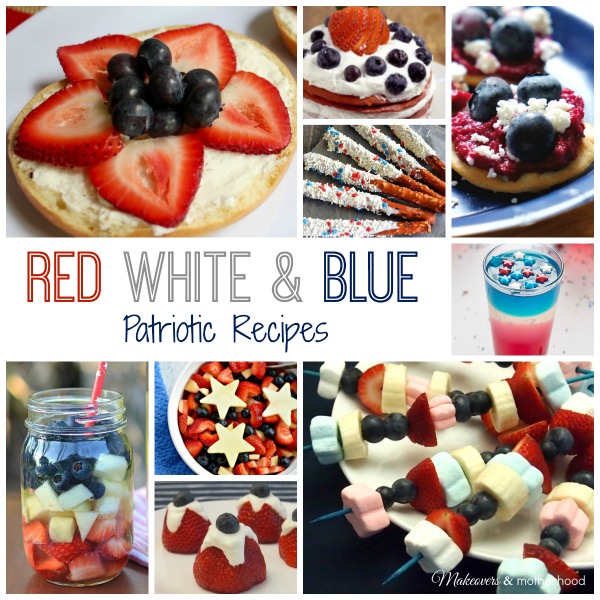 Red, White & Blue Patriotic Recipes; msalishacarlson.com/