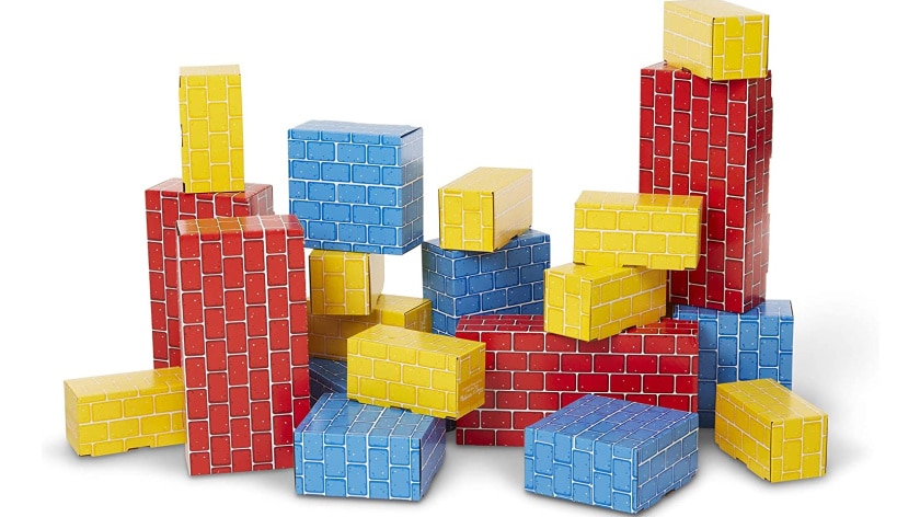 Cardboard Block building set