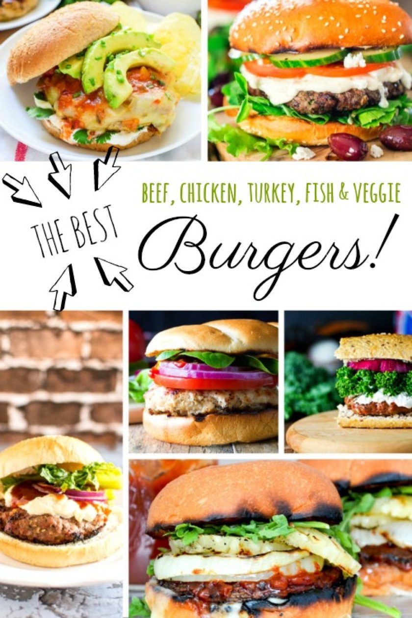 The Best Burger pinnable Pinterest image