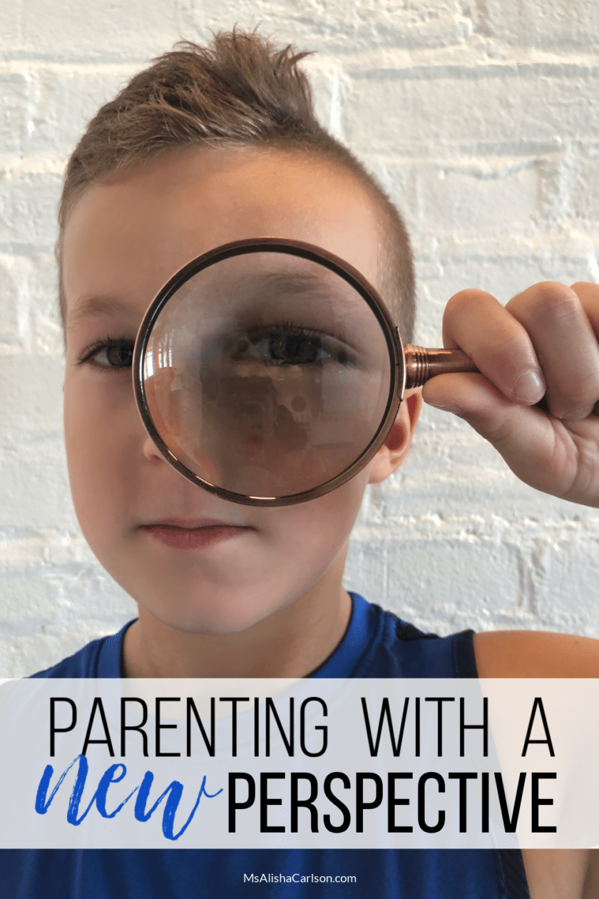 Parenting with a New Perspective pinnable Pinterest image