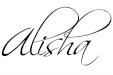 Alisha's signature