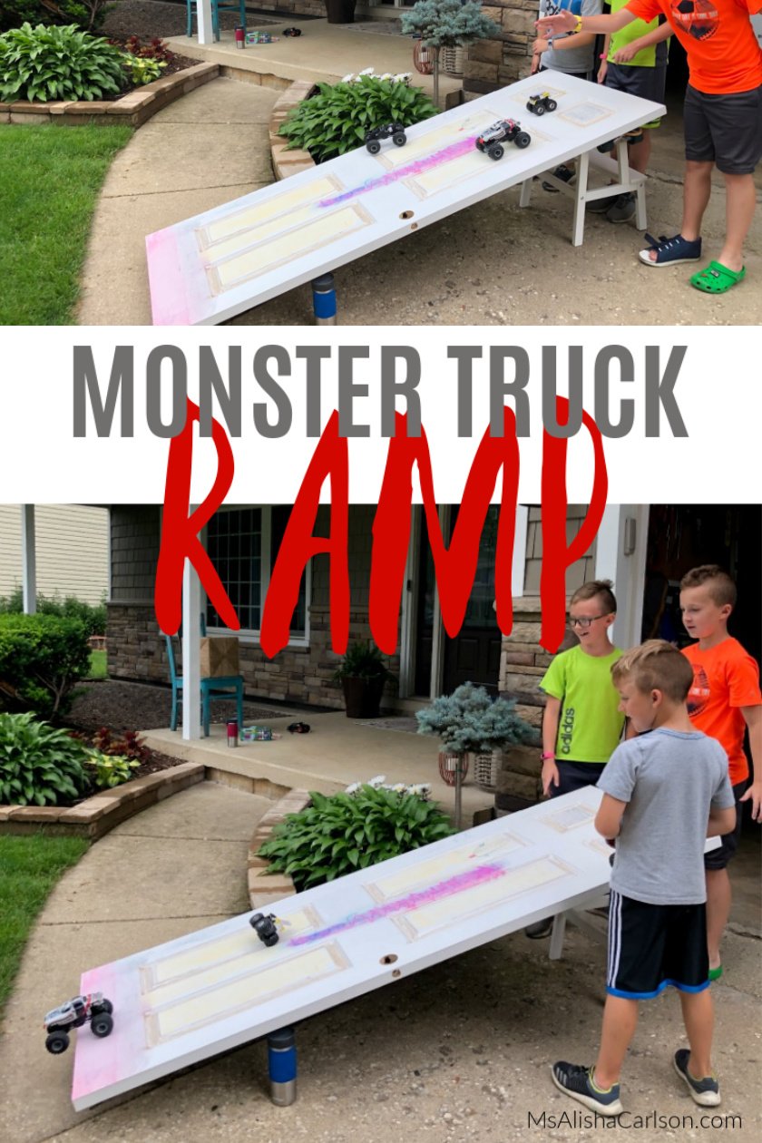 Monster Truck Ramp collage