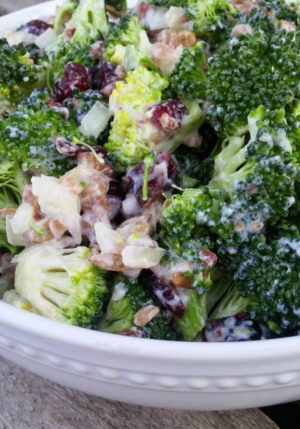 Skinny Broccoli Salad